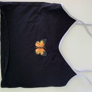 Tank top with butterfly